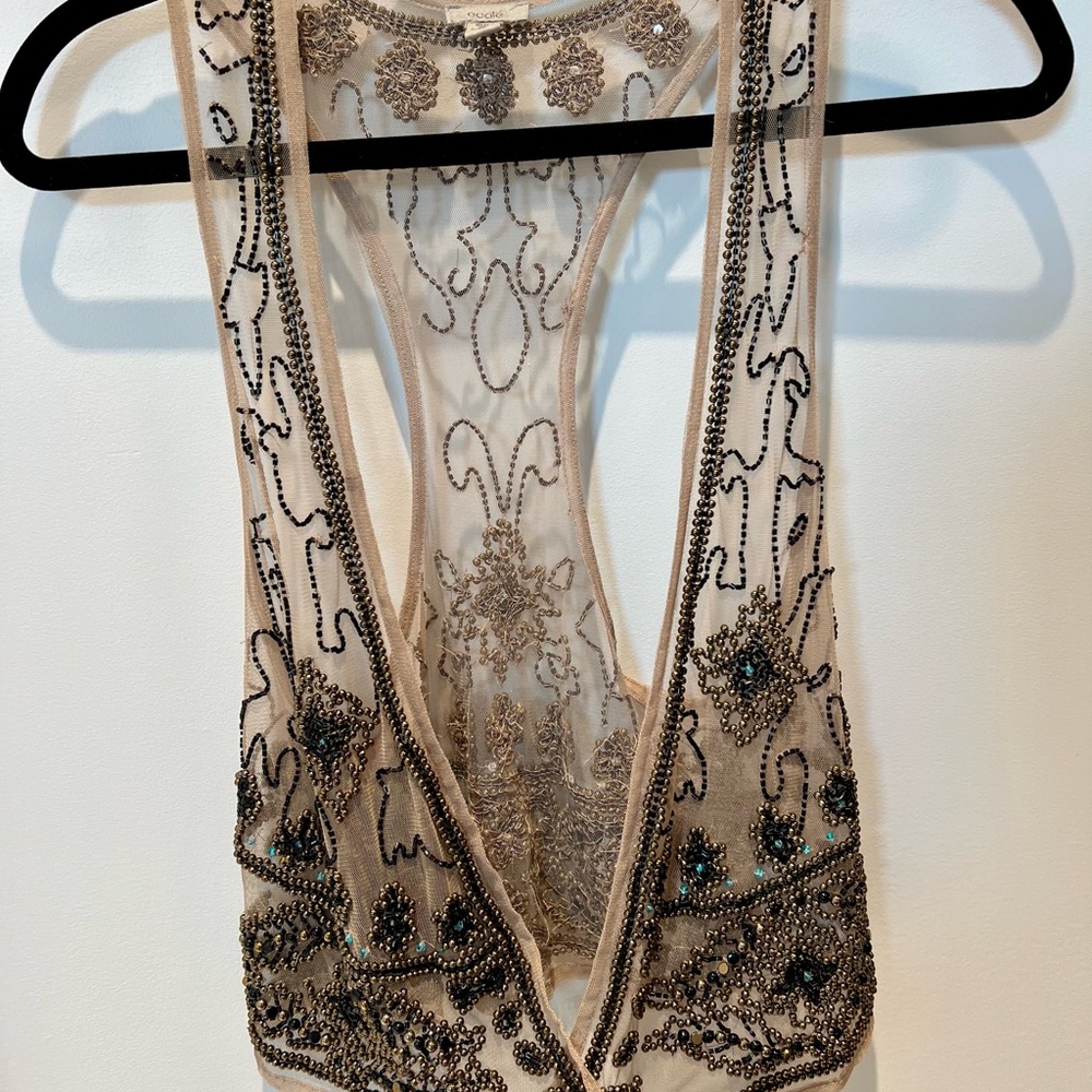 Beaded vest